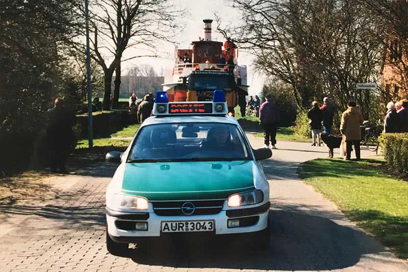 Der Raddampfer Concordia II bei der Schiffstaufe